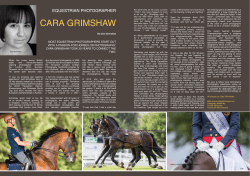cara grimshaw - horse times magazine