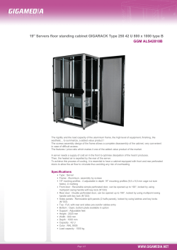 19`` Servers floor standing cabinet GIGARACK Type 250