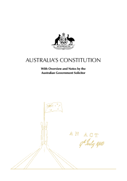 australia`s constitution