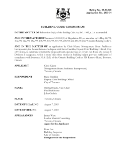 BUILDING CODE COMMISSION
