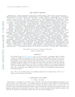 The Astropy Problem