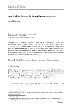 A periodicity theorem for the octahedron recurrence
