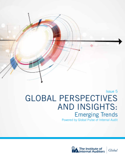 global perspectives and insights - Global IIA