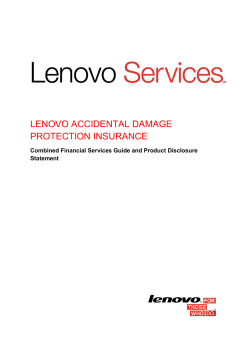 Lenovo Accidental Damage Protection Insurance Product