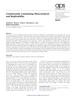 Continuously Cumulating Meta