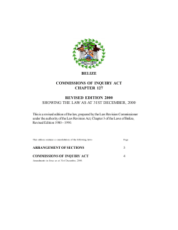 chapter 127: commissions of inquiry