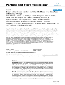 particleandfibretoxicology.com - Utrecht University Repository