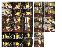 Abs push ups Bench Press (Open Grip) Dumb Bells