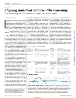 Aligning statistical and scientific reasoning