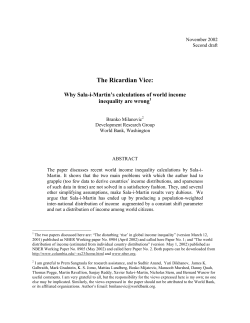 The Ricardian Vice