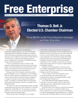 Thomas D. Bell Jr. Elected US Chamber Chairman