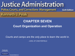 Justice Administration