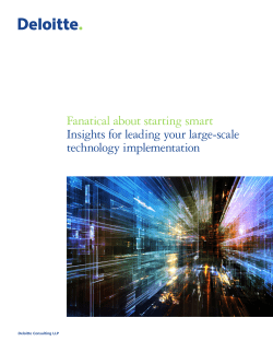 Fanatical about starting smart Insights for leading your