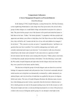 1 Compassionate Callousness: A Terror Management Perspective