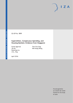 Evidence from Singapore