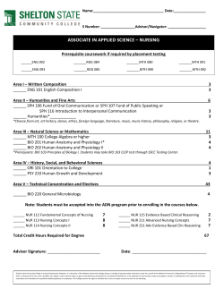 associate in applied science &ndash; nursing