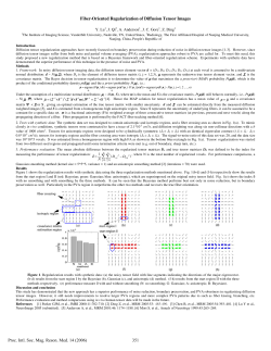 Fiber-Oriented Regularization of Diffusion Tensor Images