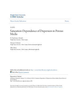 Saturation-Dependence of Dispersion in Porous