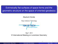 Extrinsically flat surfaces of space forms and the geometric