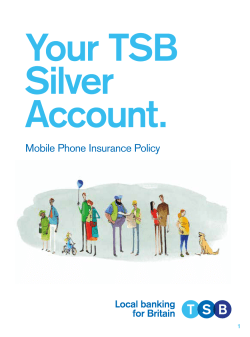 Your TSB Silver Account.