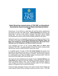 THE ONE Award Gala Dinner Post Event Release &ndash; English