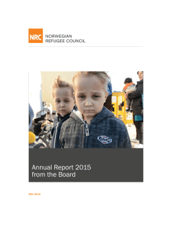 Annual Report from the Board 2015