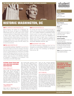 historic washington, dc