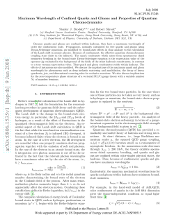 Maximum Wavelength of Confined Quarks and Gluons and