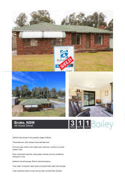 Broke, NSW - with Bailey