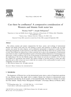 Can there be confluence? A comparative consideration of Western