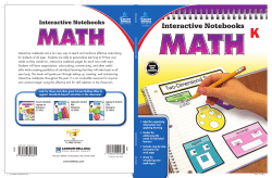 Interactive Notebooks - Carson
