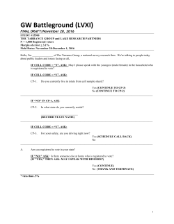 Lake Research Partners - Office of Media Relations