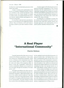 A Real Player "lntentational COlDlDunity"