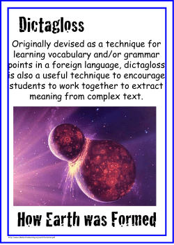 Dictagloss - Collaborative Learning Project