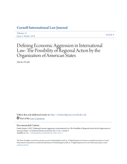 Defining Economic Aggression in International Law