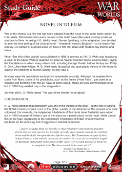 War of the Worlds study guide