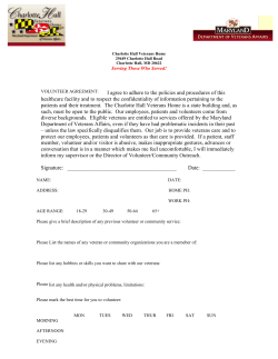 1 STUDENT VOLUNTEER: I agree to adhere to the policies and