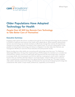 Older Populations Have Adopted Technology for