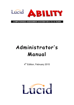 Administrator`s Manual