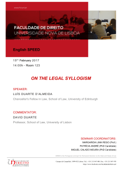 ON THE LEGAL SYLLOGISM