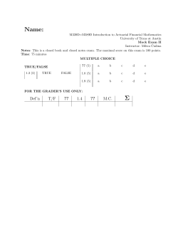 Name - UT Mathematics