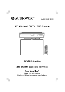12&rdquo; Kitchen LCD TV / DVD Combo