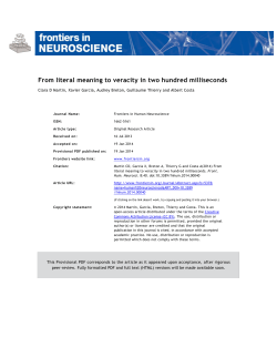 From literal meaning to veracity in two hundred - e