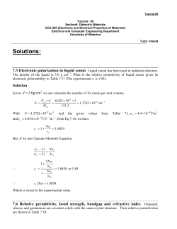 Solutions - Electrical and Computer Engineering