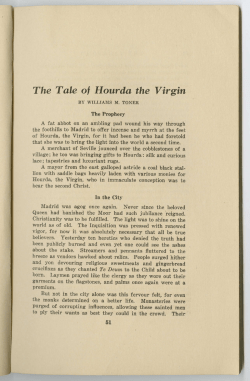 The Tale of Hourda the Virgin