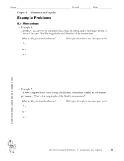 Example Problems