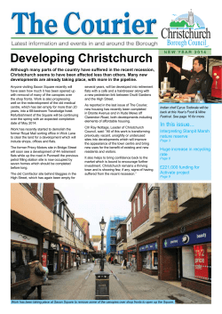 Developing Christchurch