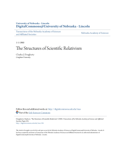 The Structures of Scientific Relativism