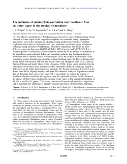 The influence of summertime convection over Southeast Asia on