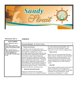 23.06.2016 - Sandy Strait State School